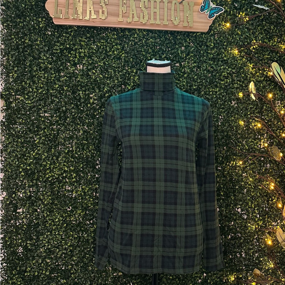 J. Crew Green Plaid  Shirt